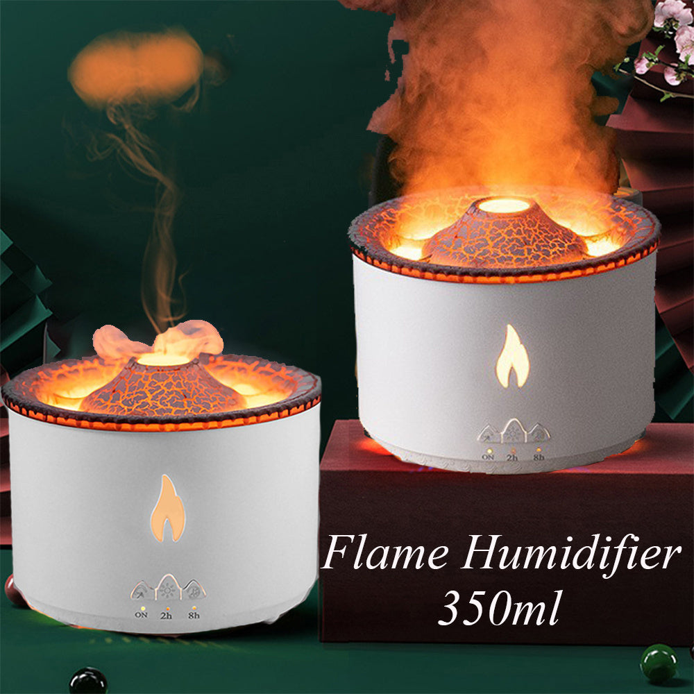 Creative Ultrasonic Volcano & Jellyfish Aromatherapy Humidifier Diffuser