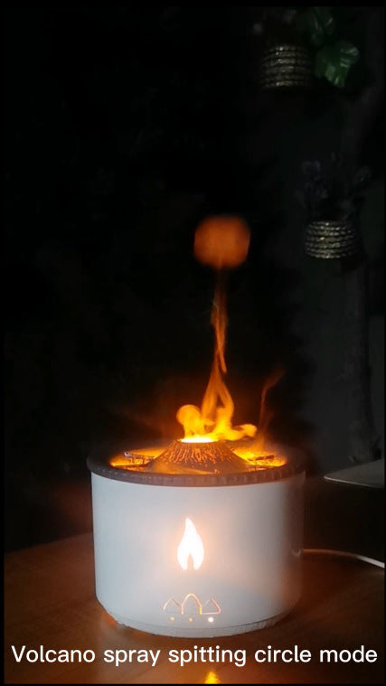 Creative Ultrasonic Volcano & Jellyfish Aromatherapy Humidifier Diffuser