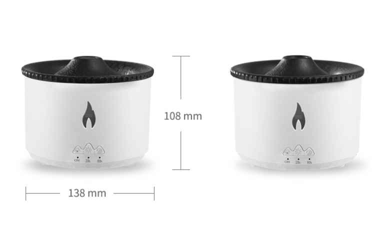 Creative Ultrasonic Volcano & Jellyfish Aromatherapy Humidifier Diffuser
