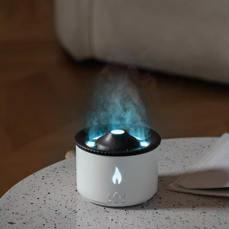 Creative Ultrasonic Volcano & Jellyfish Aromatherapy Humidifier Diffuser